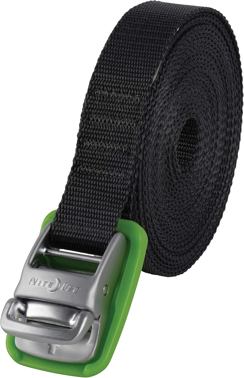 NiteIze CamJam Tie Down Strap - Tie Down Ratchet Straps - Straps for Trucks & Cars - Tie Downs for Luggage & Gear - 18 ft Strap, Green (Pack of 2) - Image 2